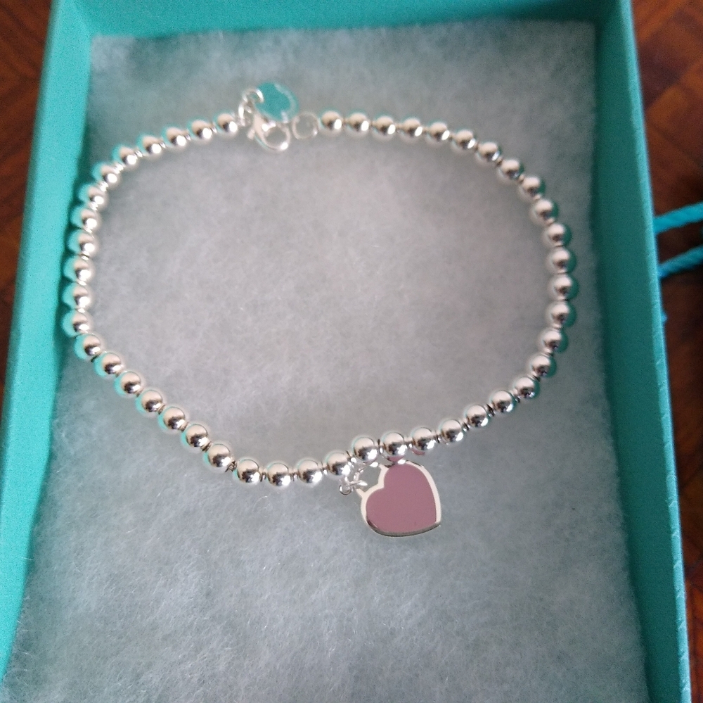 Tiffany and Co Bead Bracelet .925 Silver